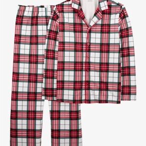 Plaid adult Pajamas - Red and White perfect for Christmas